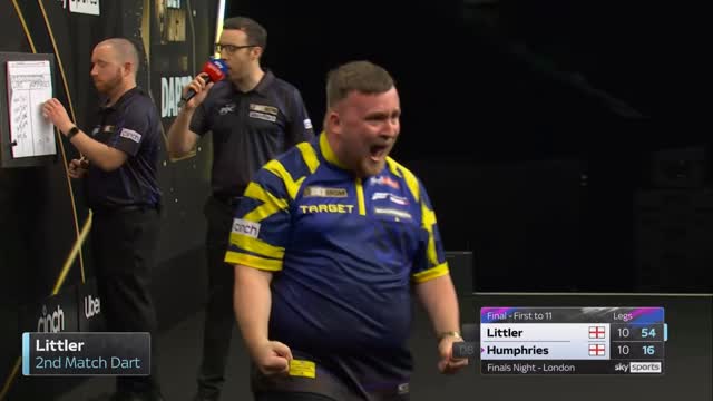 LITTLER WINS THE PREMIER LEAGUE! ☢️

What an INCREDIBLE final 👏

Luke Littler claims his second BetMGM Premier League title, holding his nerve in a dramatic last-leg decider against Luke Humphries in a remarkable final 🔥