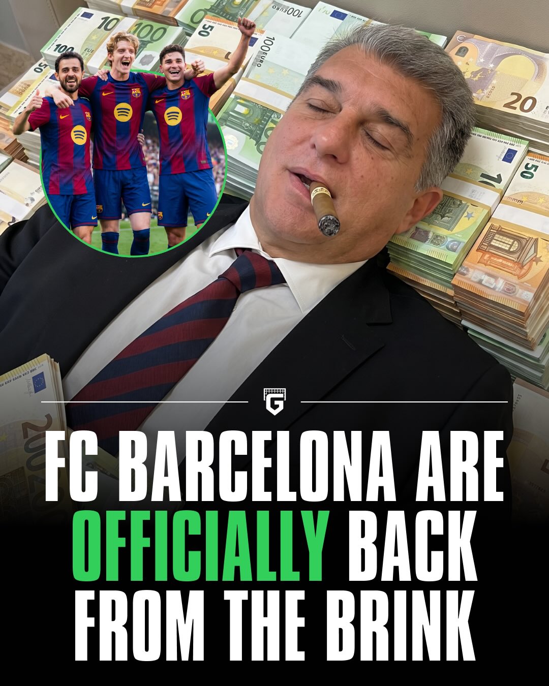 Joan Laporta and Deco have been putting in serious work for Barca this transfer window 🤑

FC Barcelona went from being broke and made fun of for their finances for the last 5 years but now things are starting to shift 🤩

With Anthony Gordon joining the Catalans next season, the club still has its sights on a few more big name moves, including Julian Alvarez, Bernardo Silva and now Josko Gvardiol has joined the rumors... 👀
