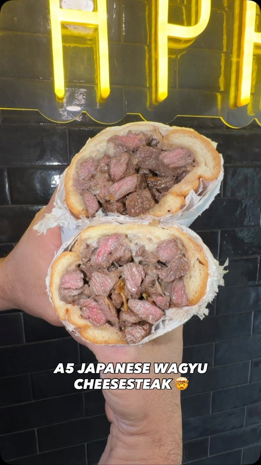 A5 WAGYU CHEESESTEAK 🤯
From @papas.meat.seafood.la 

*Only Available at Burbank*

Full $40
Half $25

#cheesesteak #foodgasm  #foodie #losangeles