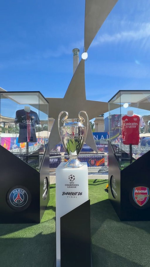 🔜 It’s nearly time…

👀 PSG or Arsenal? 

#UCLfinal