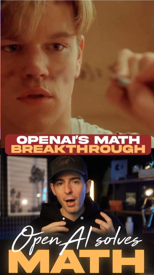 OpenAI just solved one of the most famous math problems in the world.

The Unit Distance Problem.

And it sounds super nerdy…

But this moment will go down as one of the most important breakthroughs in the future of humanity.

The interesting part about this story is not actually the problem itself.

It’s the way the AI model came up with the solution.

Until this point, AI math models were really good at one thing…brute force.

For problems that have millions of potential answers, AI is really good at rapidly testing them all.

Eventually finding the needle in a haystack that humans could never look through.

But the issue is…not all problems require brute force.

Sometimes, the only way to solve them is with out-of-the-box creativity.

Something that AI models just never could do.

That is…until now.

See the solution the AI model designed for this problem, was different than anything researchers have ever seen.
 
Essentially the model was able to think so far outside the box, it came up with an answer and chain of reasoning, humans would have never thought to try.

This is a massive breakthrough because for the first time ever, AI models have shown the ability for raw creativity.

That means they can come up with unique solutions to all sorts of science and math problems.

Cures for cancer, new materials, brand new physics…everything is on the table.

It feels small now, but this moment, in May 2026, will be marked in history as the day AI models first got creative.

Follow @kallaway for more videos like this.

#ai #artificialintelligence #tech #technology #openai