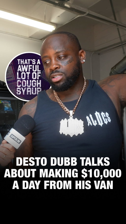 @destodubb talks about starting @coughsyrupbydestodubb out a van 📈📈📈