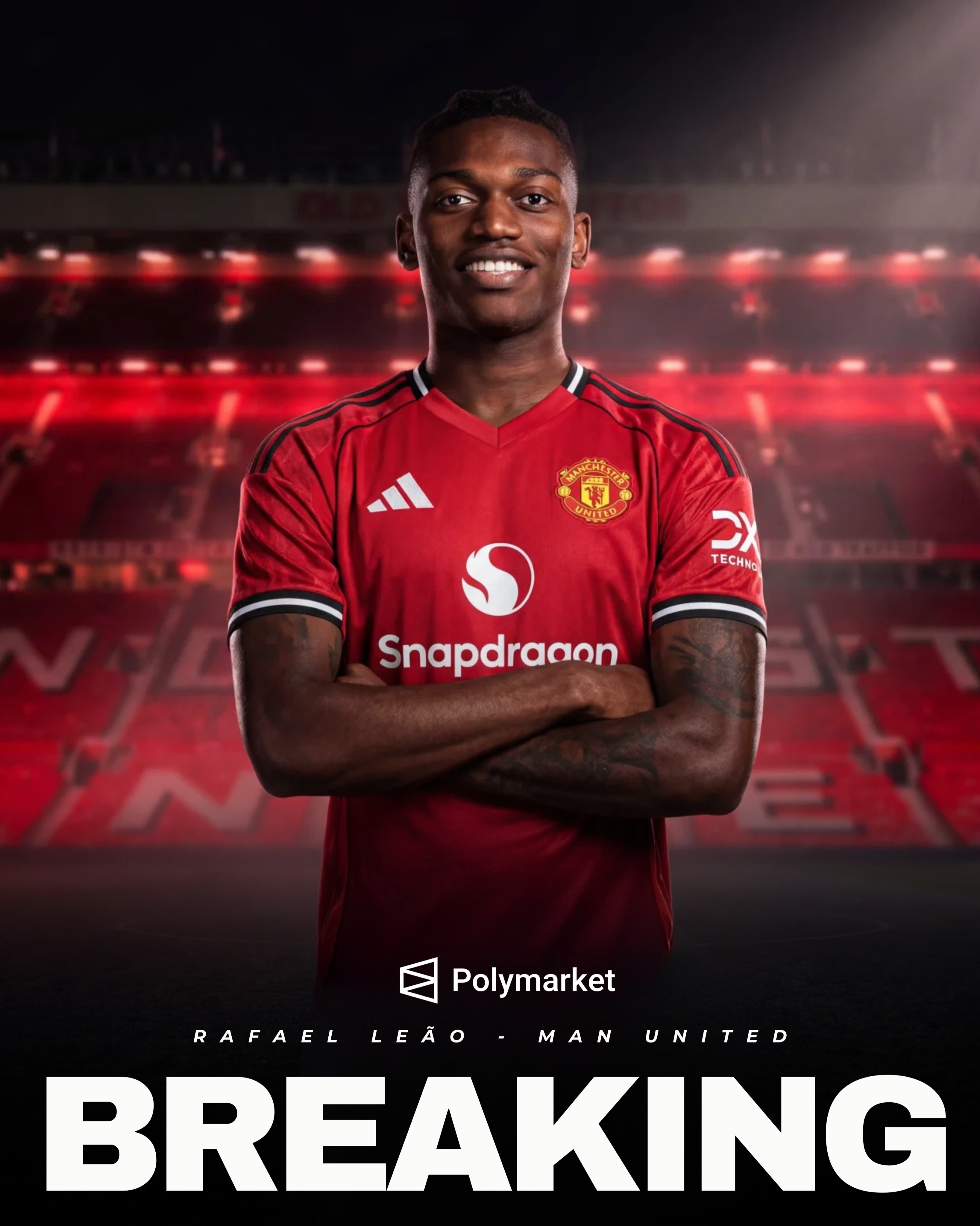 🚨🚨🇵🇹 JUST IN: Rafael Leao when asked if he watches much Premier League: 

“Yeah, of course. My favourite team is Manchester United.”

➕Man United have been offered Rafael Leão by his agents, according to reports in Italy 👀

Milan are willing to sell him for just €50m 🔥🤯

Would you take him Reds? 🧐