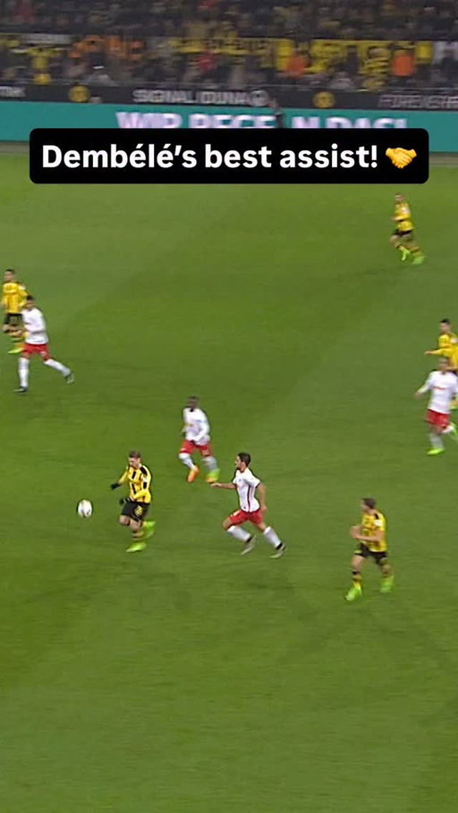 Ousmane Dembélé, that is CLASS! 😍

@BVB09 | @BlackYellow | #Bundesliga