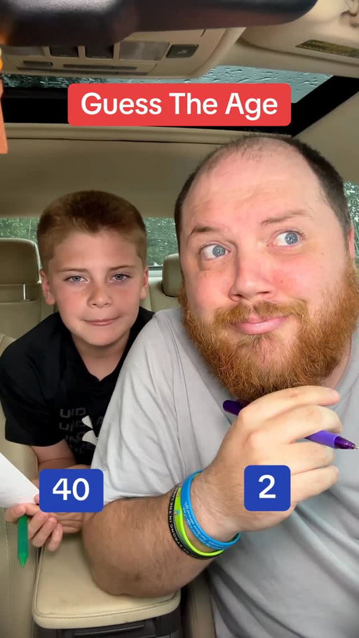 Guess the age! 👀😂

#guesstheage #fatherandson #tytannerwilson