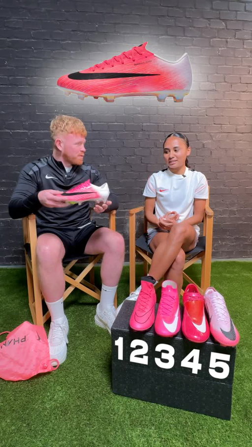 Ranking PINK Mercurial’s with @alyssthomp 🩷 - How did we do? 👀 #mercurial #nikefootball