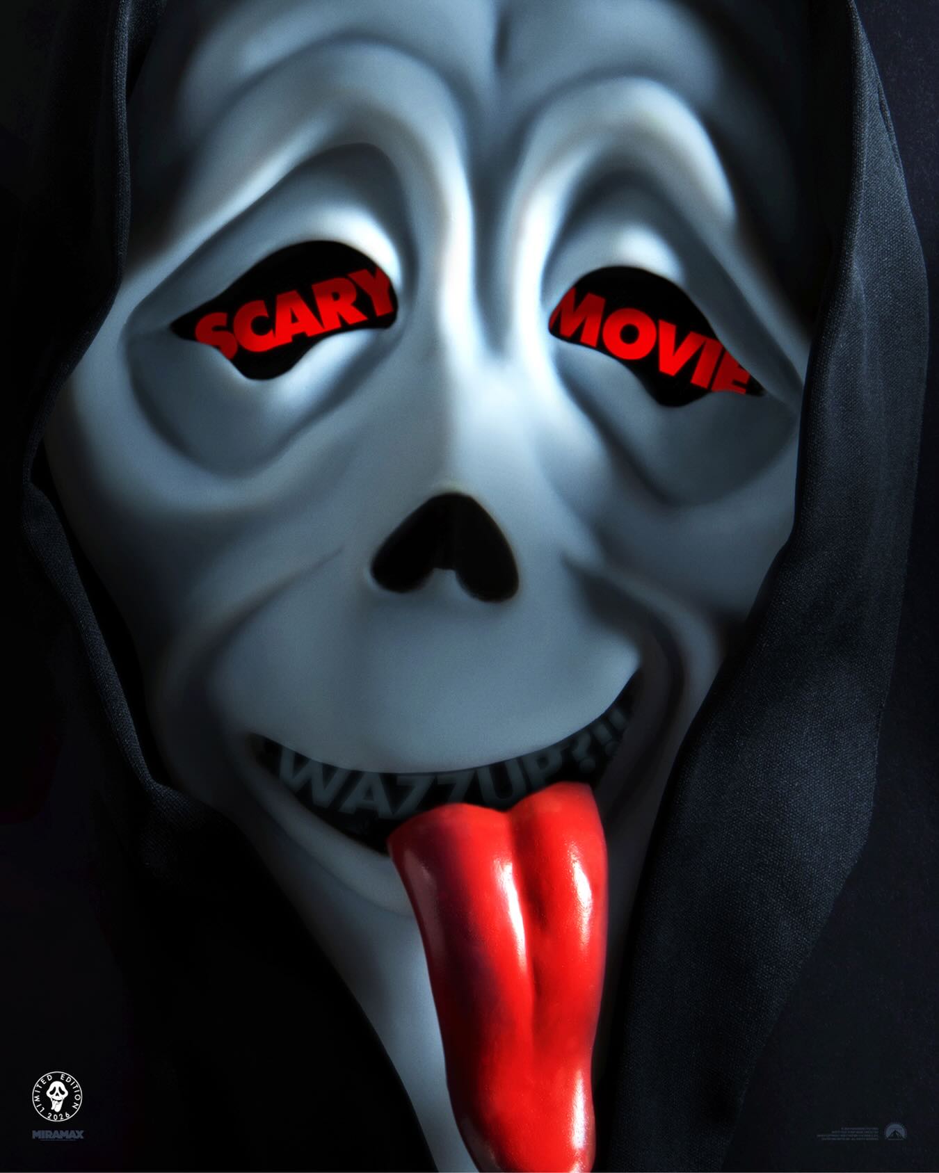 SCARY MOVIE HITS THEATRES IN ONE WEEK, SON! 🤪 Get this exclusive free collector’s print when you see #ScaryMovie on Sat., 6/6. At participating theatres while supplies last.