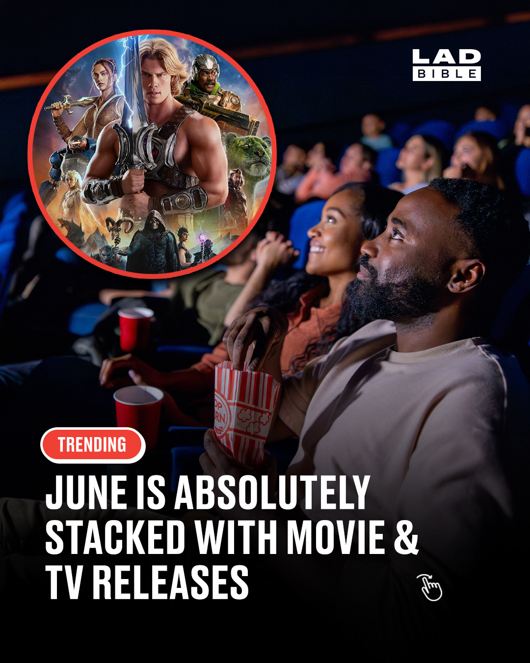 June is looking absolutely ridiculous for film and TV 🤯⁠
⁠
The month is stacked with huge releases, including Masters of the Universe and Scary Movie 6 landing on 5 June, before Toy Story 5 arrives on 19 June.⁠
⁠
Then later in the month, House of the Dragon season 3 is set to return, Supergirl arrives in cinemas, and Jackass: Best and Last is also due to drop.⁠
⁠
Basically, clear your calendar now. June is going to be chaos.