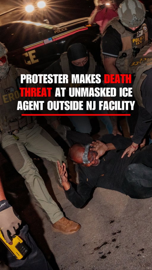 “I’ll kill your whole f–king family. Your whole f–king family is dead. Your children, your wife, all dead."

A left-wing activist in Newark was caught on camera shouting those words at an unmasked ICE officer as protests outside the Delaney ICE facility turned chaotic.

Acting AG Todd Blanche is now firing back, promising that the "disgusting" activist will be caught and charged, emphasizing that threatening a federal officer and their family is a federal crime.

“That is disgusting … and we see his face and I promise you we will find him, and when we find him, we will arrest him."