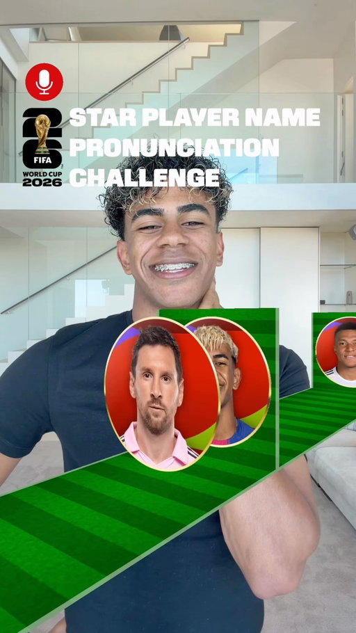 Messi ✅ Haaland ✅ Salah ✅ Lamine ❌

Lamine Yamal tried the name pronunciation challenge but the filter didn’t recognize his 𝗢𝗪𝗡 𝗡𝗔𝗠𝗘 😂

🎥 @lamineyamal