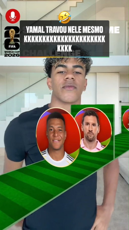 KKKKKKKKKKKKKKKKKKKKKKKKKKKKKK O YAMAL ERROU O PRÓPRIO NOME 😂😂😂😂😂😂😂

🎥 | Lamine Yamal/TikTok

#futinter #cztv16 #CoberturaCazéTV #Barcelona