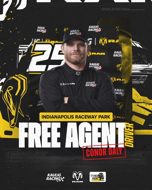 Fresh off an impressive run in the #Indy500, @conordaly22 will join @kauligracing in the No. 25 Ram 1500 at Lucas Oil Indianapolis Raceway Park! 😏