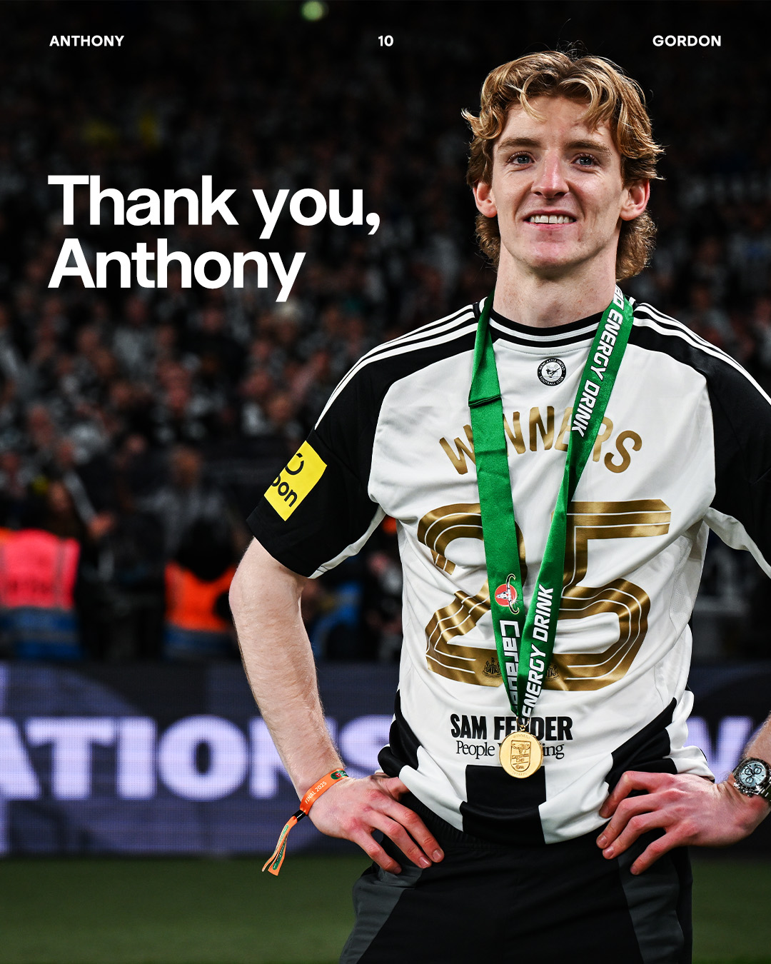 Anthony Gordon has signed for La Liga champions Barcelona for a significant undisclosed fee.
 
Thank you for everything, @anthonygordon. Wishing you all the very best for the future 🫶