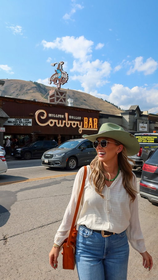 One thing about us... if there's a rodeo nearby, we're going. 🤠

The Jackson Hole Rodeo has been a Wyoming tradition for over 100 years, and after experiencing it for ourselves, it's easy to see why. From bull riding and barrel racing to the energy of the crowd, this was one of those experiences that made us feel completely immersed in the local culture! I’ll never skip out on it. 

If you're visiting Jackson during the summer, add this to your list. The rodeo takes place Wednesday and Saturday nights, with additional Friday shows during peak season, and it's one of the most memorable ways to spend an evening in town.

Have you ever been to a rodeo before?

#jacksonholewyoming #jacksonwy #summernights #rodeonights #rodeostyle