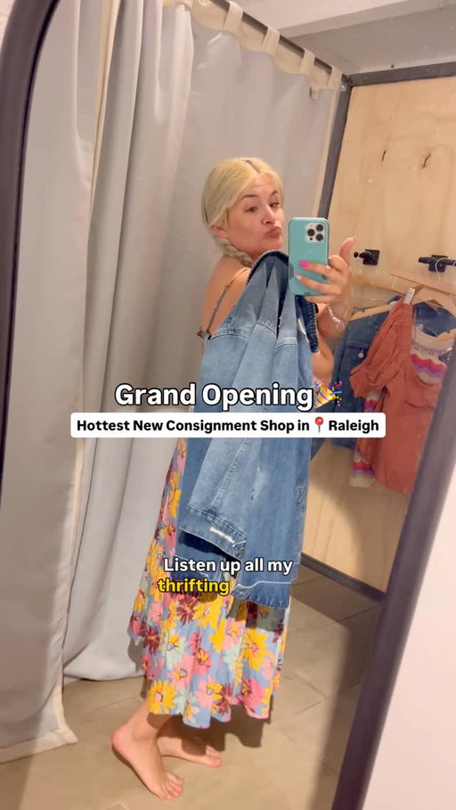 🛍️Raleigh’s hottest new consignment shop @stateofthrift has their GRAND OPENING, tomorrow, May 30th from 10am-5:30pm so mark your calendar! 

From the genius owner behind our favorite @littleoakcollective_raleigh (consignment for kids), State of Thrift is curated for older teens and adults-yes adults! I recently went shopping here and found so many awesome pieces for this summer, and even found a shirt for Christian, as they have a men’s section! Also, my favorite part is that if you consign at Little Oak or State of Thrift, you can use the credit at either store! 

It’s the perfect time to refresh your wardrobe for the summer, so send this to who needs a shopping spree & follow me for more! 

@nctraveleats 🛍️