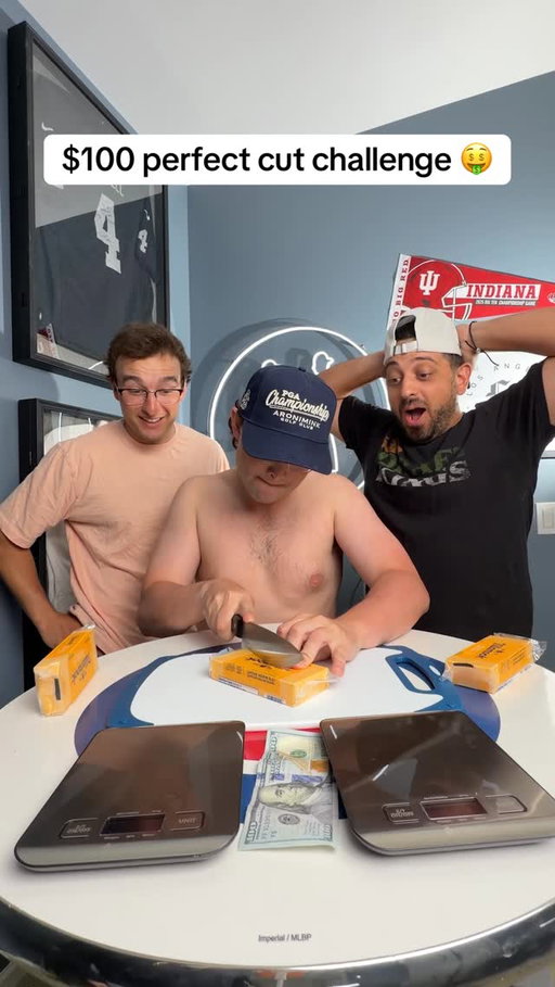 Who cut the cheese?! 😅

#games #perfectcut #handshakebets #dkpartner