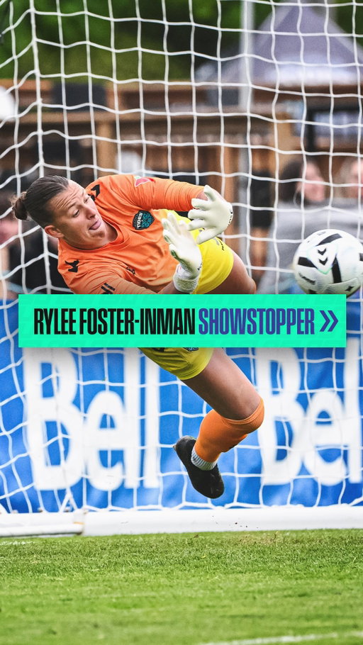 Rylee Foster-Inman with a SHOWSTOPPER save 💥