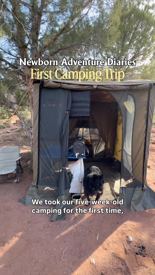 First newborn camping trip was a success!✨🙌🏼🏕️

We decided to do a quick overnight trip before a longer upcoming trip to start getting the hang of things and make sure we had all of our bases covered.

Right now baby really doesn’t need much besides a safe place to sleep (I have an earlier video about our sleep system!), so getting out was pretty simple.

If you don’t camp often adding a newborn into the mix is probably tough, but if it’s something you’re already used to, a baby just adds a fun new layer of adventure!👶🏼🏕️

#CampingWithBaby #NewbornAdventures #AdventureFamily #OutdoorMom