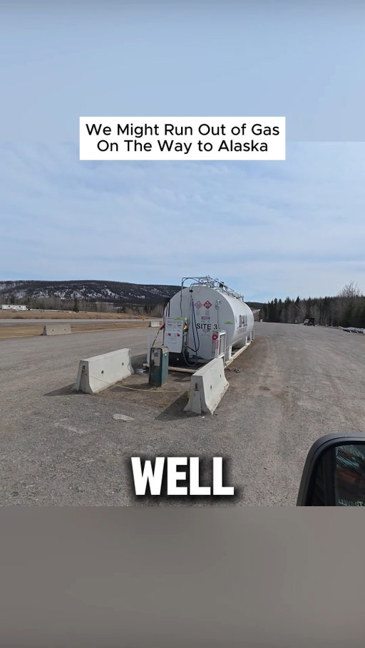 The fuel situation might get a little dicey on the Alaska Highway!!!

#vanlife #roadtrip #travel #camping #Alaska #trentthetraveler