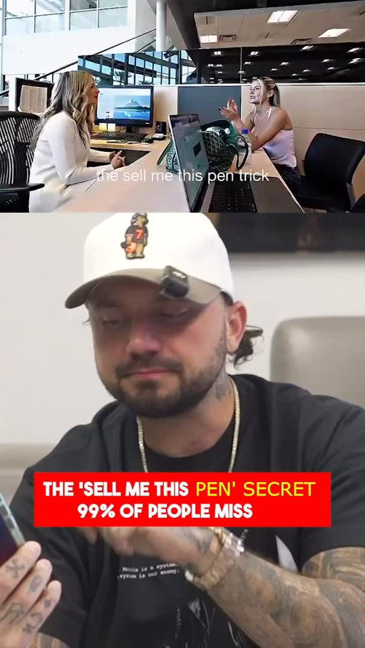 This looks like a conversation about a pen. It’s actually a masterclass in sales psychology.

Notice what she doesn’t do:
She never sells the pen.

She asks questions first.
She identifies the emotional driver.
Then she reframes the pen from an object into peace of mind, professionalism, and first impressions.

That’s the difference between amateur salespeople and closers.

Amateurs sell features.
Professionals sell identity, emotion, and outcomes.

That exact framework works in every high-ticket sales conversation.

Follow @justscaledaily for entrepreneur and sales frameworks hidden in plain sight. Save this. 📌

#SalesPsychology #ClosingDeals #SalesTraining #EntrepreneurMindset #Persuasion #SalesStrategy #CommunicationSkills #HighTicketSales #BusinessGrowth #SalesTips