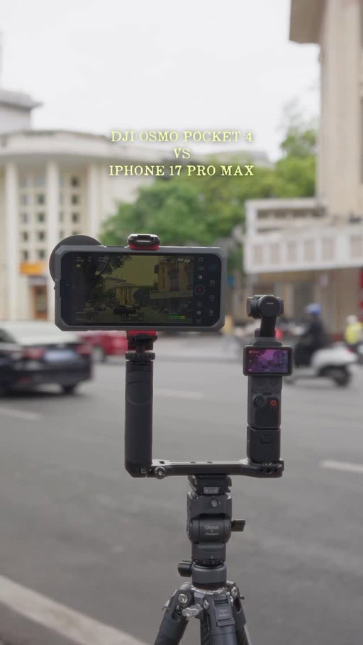 Bạn chọn cái nào 🥰 Pocket 4 tiện lợi hay iPhone all-in-one ✨

#djiosmopocket4
#iphone17promax
