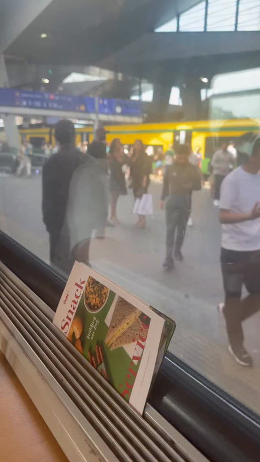 Jaylen Brown was spotted taking the train into Budapest ahead of the Champions League final between PSG and Arsenal!