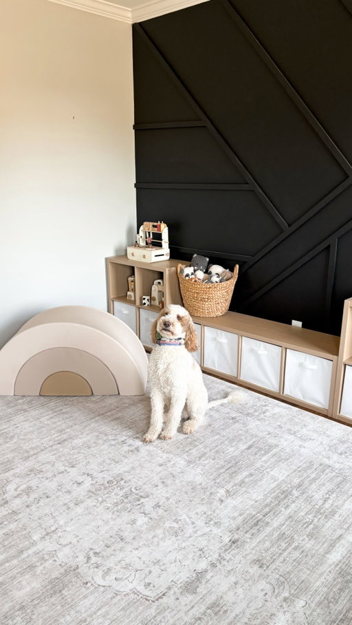 Parenting is messy — but Tumble is made to withstand all of life’s chaos and still look flawless.

📸 @annakinsterry
Rug: Azra – Ivory/Berry

#washablerug #homedecor #madefortogether