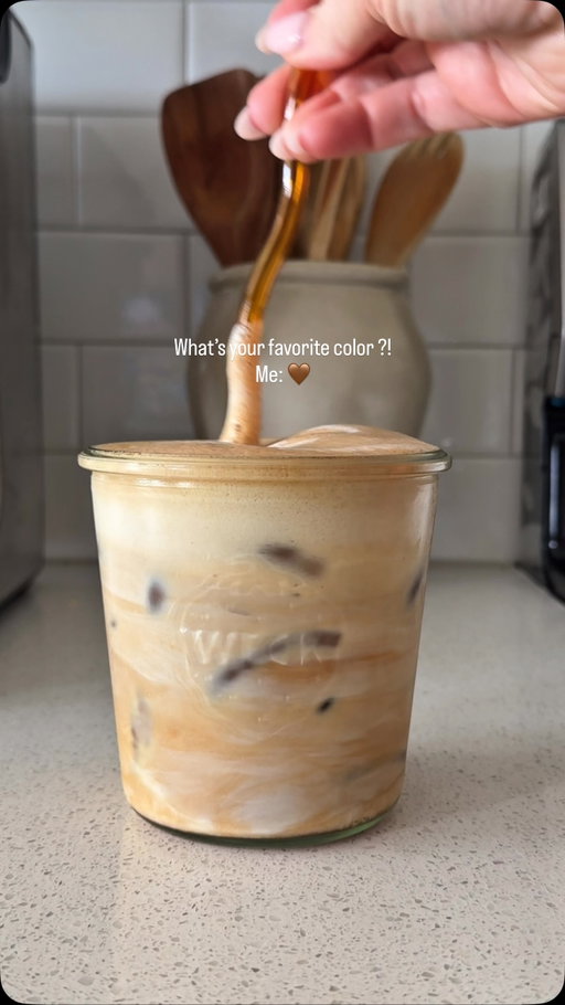 Nothing more satisfying 🤤🤎 #coffee #shakenespresso #coffeeathome #icedcoffee