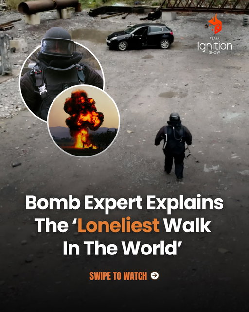 “That walk is probably one of the loneliest walks you’ll do.”

Bomb disposal expert Kim Hughes explains the pressure behind what’s known as “The Long Walk” 💣

One person walks toward the threat while everyone else moves away.

Full episode at teamignition.net

@teamignitionofficial 

#Ad