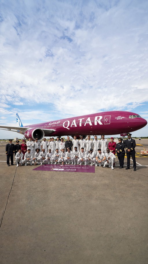 Ready for the world stage 🇶🇦🏆

Proud to welcome the Qatar National Team on board our iconic FIFA livery as their journey to the World Cup begins.

Wishing our national team every success ❤️✈️