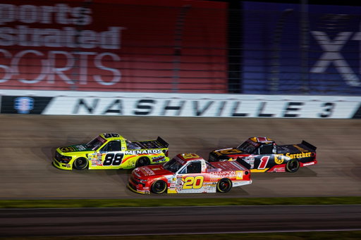 Top 10 last night with @bmr_nascar. Felt good to be competitive and score some stage points and have a good night. Thank you to everyone that makes this possible.