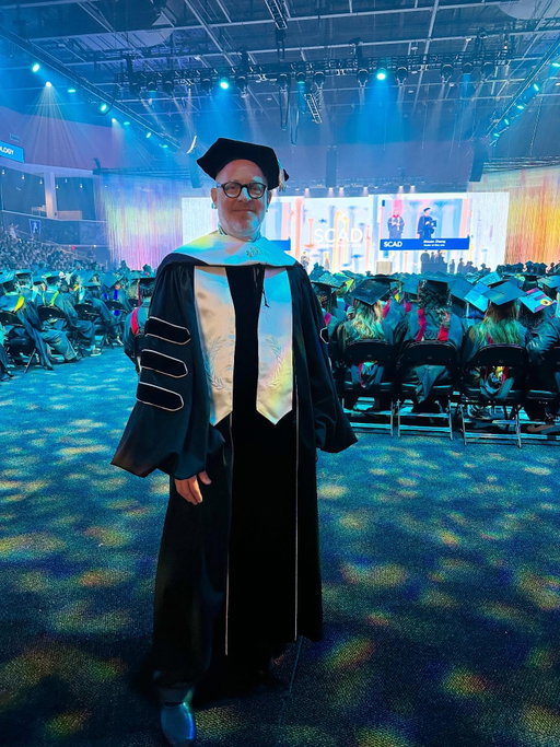 Dr. Bruce Pask!! I couldn’t be more moved or honored to have received an Honorary Doctor of Humane Letters degree today from my dream school @scaddotedu and to have given the commencement address to a record-breaking number of SCAD ATL grads.  I was so touched and truly overwhelmed. Thank you President Paula Wallace, Dean Dirk Standen, Associate Dean Jens Kaeumle, and Chair Kori Urso for inviting me to be a part of the SCAD extended family. Congratulations SCAD Class of 2026!! Go surprise the world!! #SCADCommencement2026