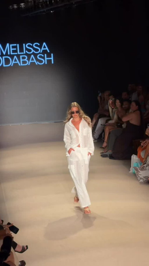 Night 1 for @melissaodabash 

#miamiswimweek #swimweek #miami #runway