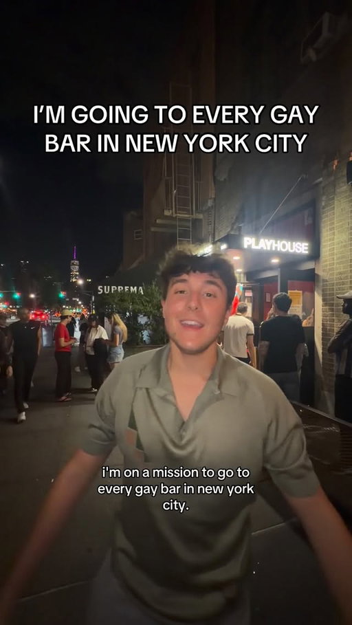 my most anticipated video is here: my gay bar review of playhouse in the west village. surprisingly a good time! 

thank you for having us @playhousebarnyc @warrellsworld !!! 

where to next? 🙂‍↔️ #mlm #gay #gaybar #reels #newyork