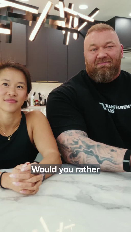 You can only pick one.

This or this supplement showdown ft. @littletfitness and @thorbjornsson.