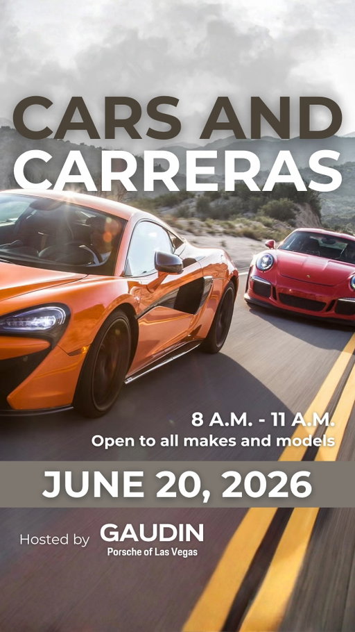 Join Gaudin Porsche of Las Vegas for Cars and Carreras on Saturday, June 20, 2026, from 8 a.m. to 11 a.m. All makes and models are welcome. See you there.
•
•
•
•
•
•
#porscheperformance #porsche #carsandcoffee #lasvegas #gaudinporsche