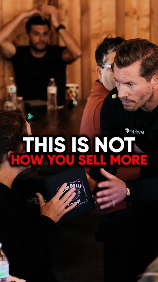 This could be a problem for you… Comment “1%” and I’ll send you a free masterclass on how to sell the right way…