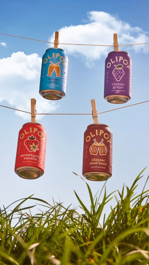 Fresh off the line… just Strawberry Vanilla, Classic Grape, Cream Soda + Classic Root Beer hanging out in their new look 💅☀️ 

Same crave-worthy sips you know + love, now looking extra good when paired with sunshine ✨
