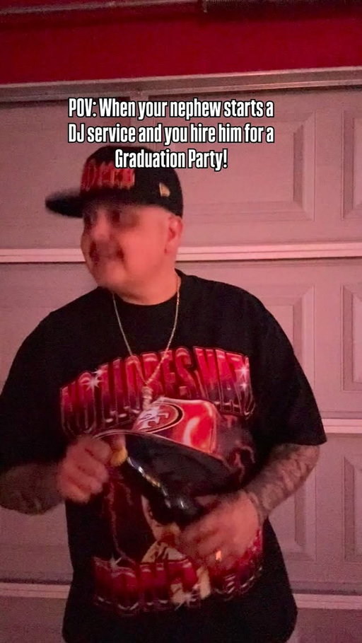 At least he gave me a good deal!! #ogcarnal62 #graduation #funny #dj #49ers
