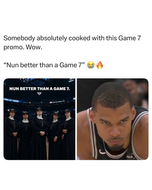 The outcome of tonight’s Game 7 has major implications for the future of the NBA. 👇

If OKC loses they could look to move on from Jalen Williams by packaging him with some draft picks for another star this offseason. If OKC wins, they could be on their way to their second straight title and the beginning of a dynasty. 

If San Antonio wins, Wemby will enter full fledged superstar territory at the age of 22 and the Spurs will look like a potential dynasty in the making with Wemby, Castle, Fox, Harper, Vassell as key cornerstones. 

Who takes Game 7? 

#nba #basketball #bball #nbaplayoffs #sportshighlights