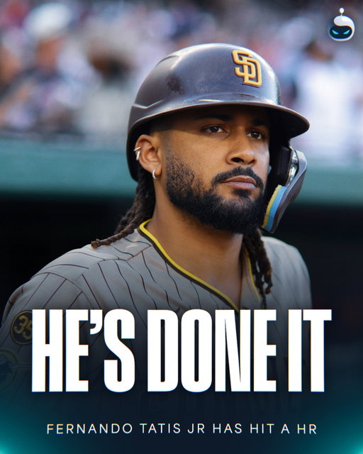 FERNANDO TATIS JR HAS HIT A HOME RUN