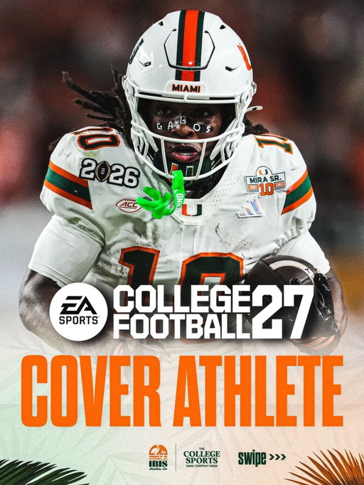 🚨BREAKING🚨 
Malachi Toney is a cover athlete for EA College Football 27 Deluxe Edition. He is the second ever Miami Hurricane to appear on the cover of a college football video game. 🙌🔥

Per: @easportscollege
•
•
•
•
#ItsAllAboutTheU #Canes🙌 #MiamiHurricanes #TheU #miami