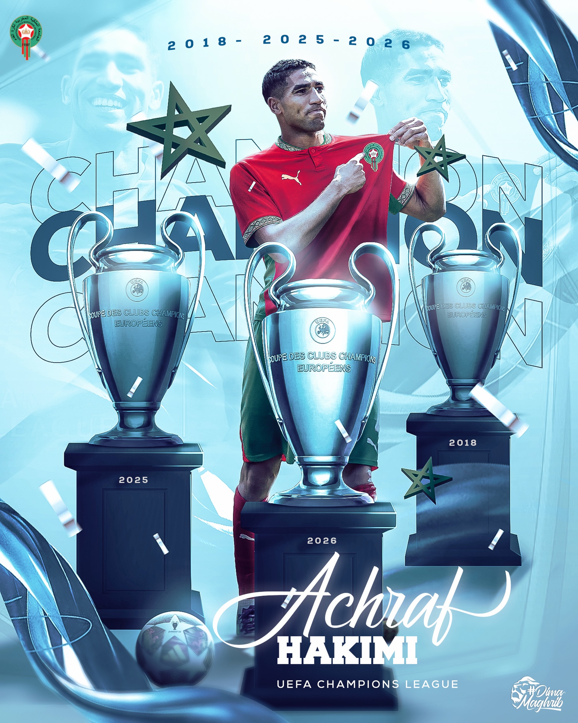 🏆🏆🏆 3x Champions League Winner 🤩🇲🇦

#DimaMaghrib