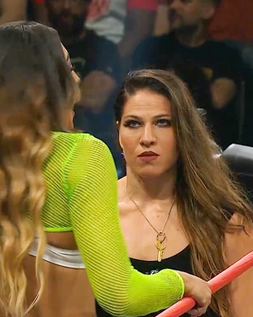 @MarinaShafir keeps @ChristyanXO in check ✅😬

#AEWCollision is LIVE NATIONWIDE on TNT & streaming on HBO Max!