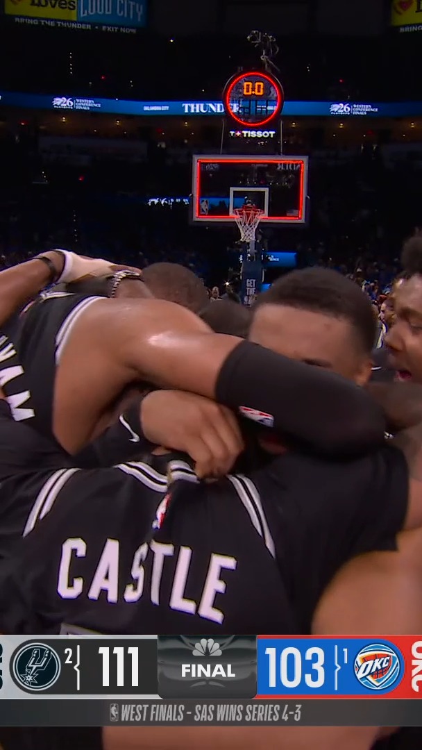 YOUR WESTERN CONFERENCE FINALS CHAMPS 👏