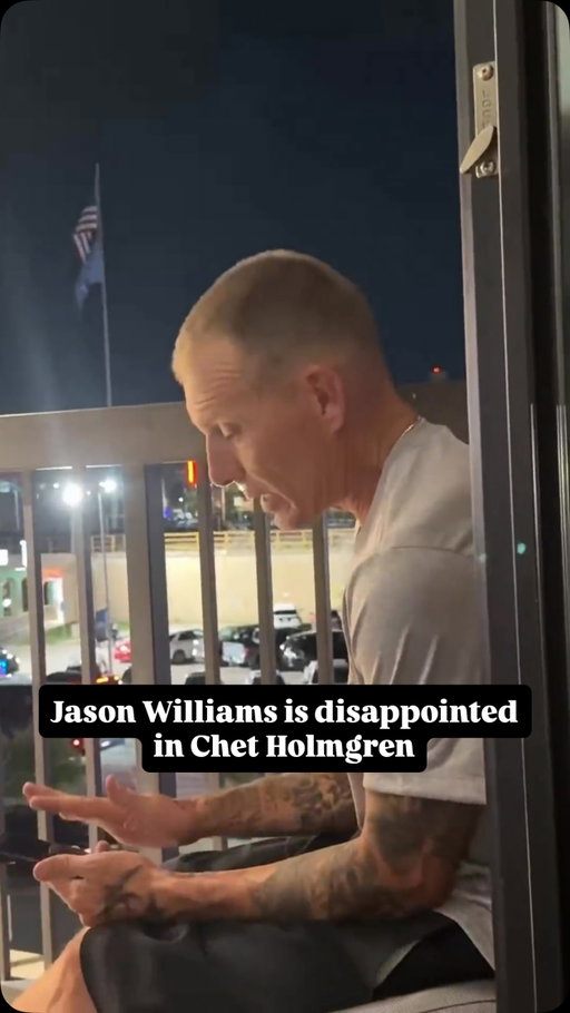J Will wants Chet Holmgren to act like he cares a little more