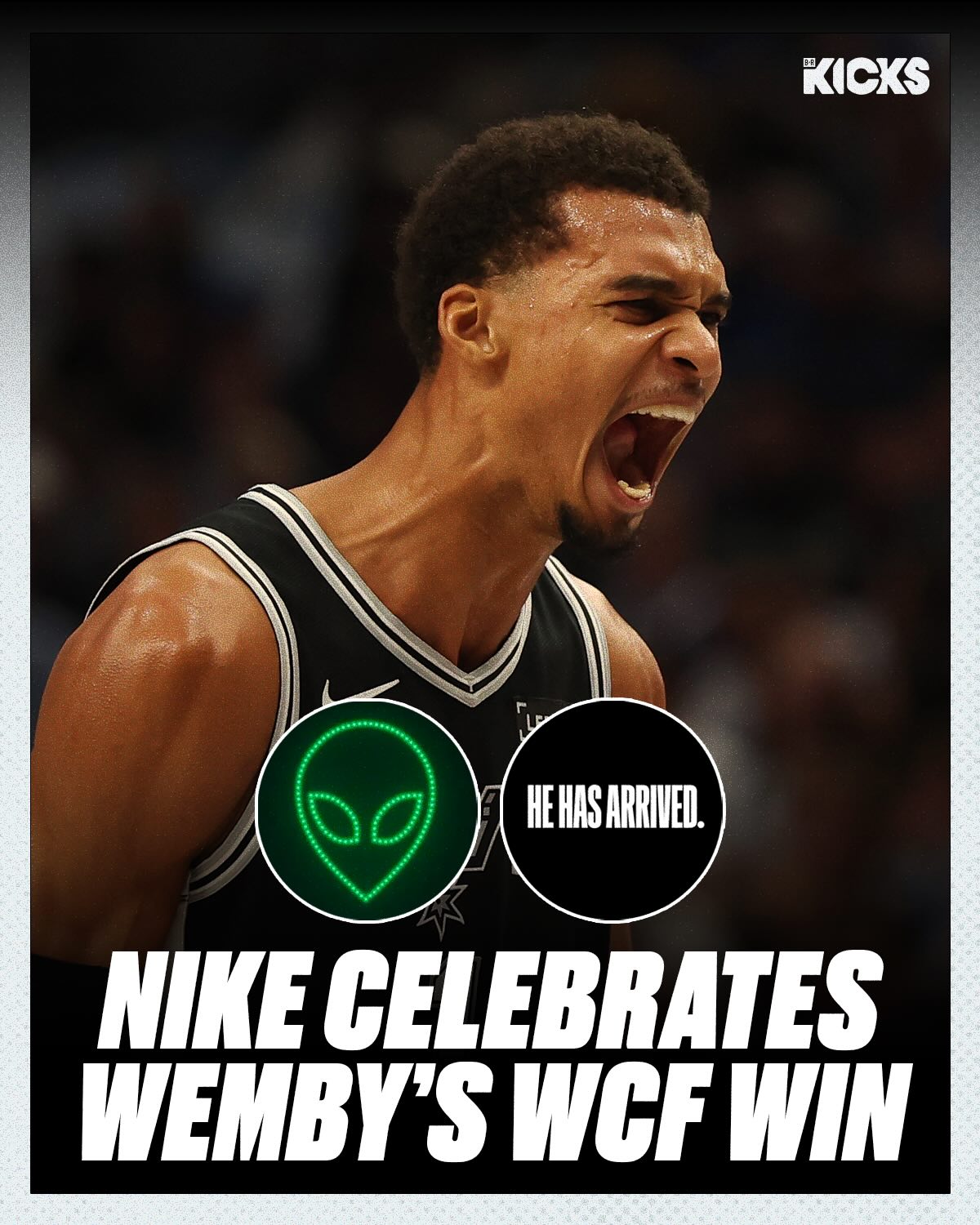 Nike celebrates Victor Wembanyama’s first NBA Finals appearance 👽

(via @nikebasketball)