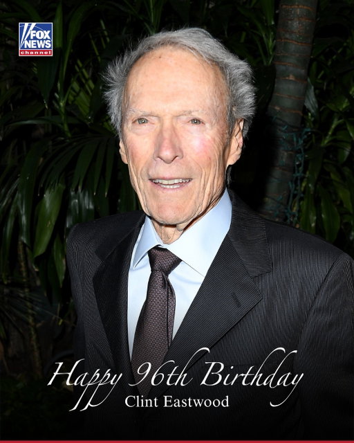 HAPPY BIRTHDAY! American film icon Clint Eastwood turns 96 today!