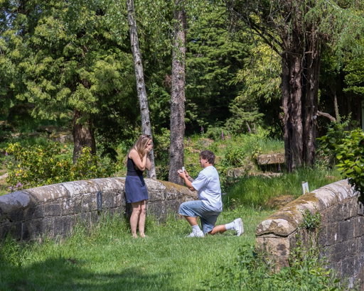 YES, IN EVERY LIFETIME✨💍

14 years ago, we walked out of primary school and went our separate ways, never knowing that life would bring us back to each other again.

Then in our twenties, we found our way back. The last four years have been filled with so much growth, laughter, lessons, challenges and a love that has carried us through some of life’s most beautiful moments and some of their hardest. Through it all, you’ve been my safe place.

You asked me to marry you in a place so close to my heart, a place rooted into the memories of little me. A place my Dad brought me to from the time I could walk. A place filled with conversations I’ll treasure forever and moments where I’ve come to feel close to him since he left us. 

This bridge has held so many versions of me. It has seen joy, heartbreak, grief and healing. Now it holds one of the happiest moments of my life.

Somehow in a place that meant so much to the little girl I was and the Daddy that’s always with her, you gave me a memory that will live there forever too.

The love, thought and care that went into every detail made yesterday unforgettable. I will never be able to fully put into words what it meant to me.

William, if there’s one thing I know for certain, it’s that I would choose you every single time!!! Yesterday, today and in every lifetime. 

A thousand times YES🤍