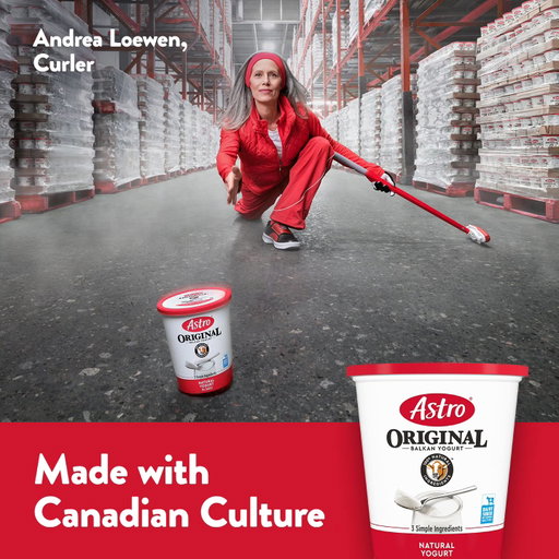 How do we make sure that every tub of Astro hits the spot? By getting a curler to call the shots.

#MadeWithCanadianCulture